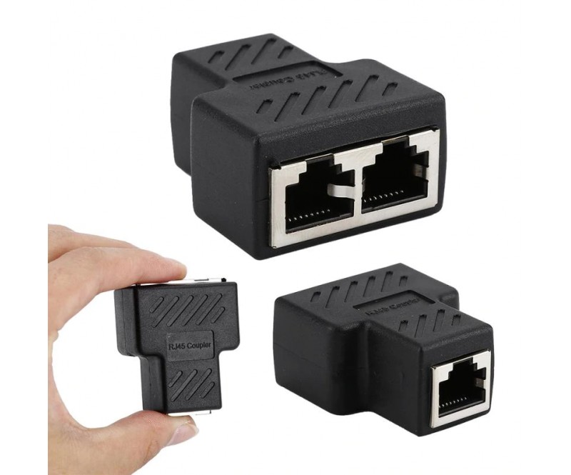 Женски RJ45 разклонител (сплитер) за LAN кабел - кабели и преходници ...